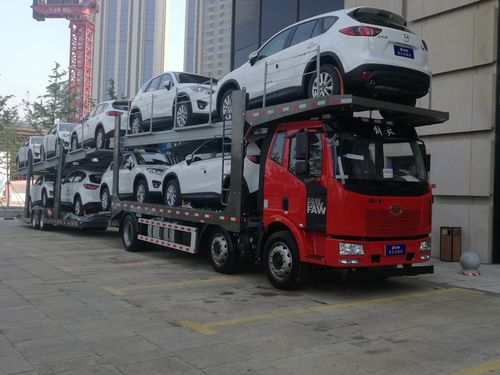 2018年長久中置軸車輛運(yùn)輸車第一批外銷提車儀式隆重舉行